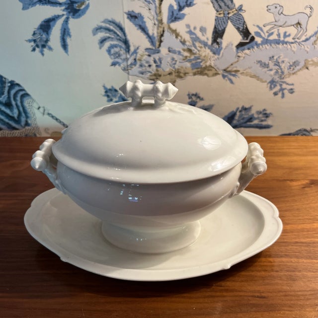 Vintage Ironstone Tureen For Sale - Image 9 of 9