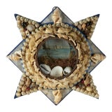 Antique British Colonial Star Form Sailors Valentine For Sale