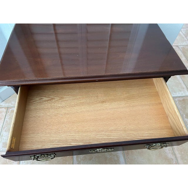 Mid-Century Modern Vintage Councill Mahogany-Finish Colonial Buffet / Sideboard, 1990s For Sale - Image 3 of 3