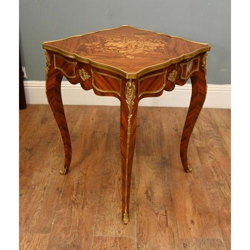 French Louis XV Revival Side Tables, Set of 2 For Sale - Image 5 of 8