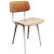 Industrial Rationalist Metal and Laminated Wood Result Chair by Friso Kramer for Ahrend De Cirkel, 1953 For Sale - Image 10 of 10