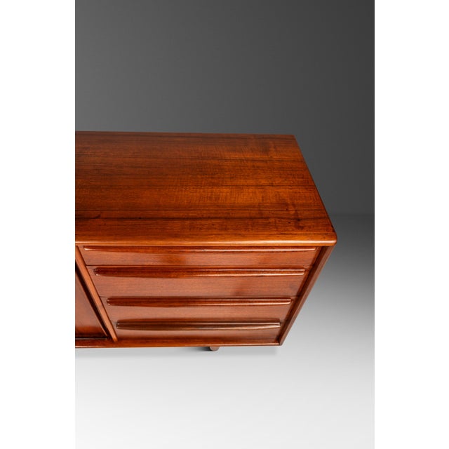 Restored Danish Mid-Century Modern Credenza / Sideboard in Teak by Svend A. Madsen for Falster Mobelfabrik, Denmark, 1960s For Sale - Image 11 of 18