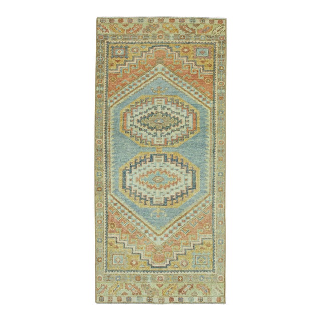 Turkish Oushak Rug 3' x 6'7" #19229 For Sale