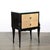 Art Deco Directoire Style Ebonized Nightstands W/Shagreen Fronts & Mirrored Tops For Sale - Image 11 of 18
