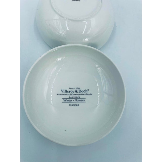 Winter Flowers Porcelain Box from Villeroy & Boch, 1956 For Sale - Image 8 of 10