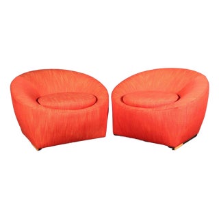 Mid 20th Century Pair Mid-Century Tub Chairs - 2 Pieces For Sale