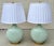 Contemporary Mid 20th Century F. Schumacher & Co. Large Celadon Green Porcelain Table Lamps - a Pair For Sale - Image 3 of 18