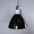 1960s Large Industrial Black Enamel Pendant Lamp, 1960s For Sale - Image 5 of 13