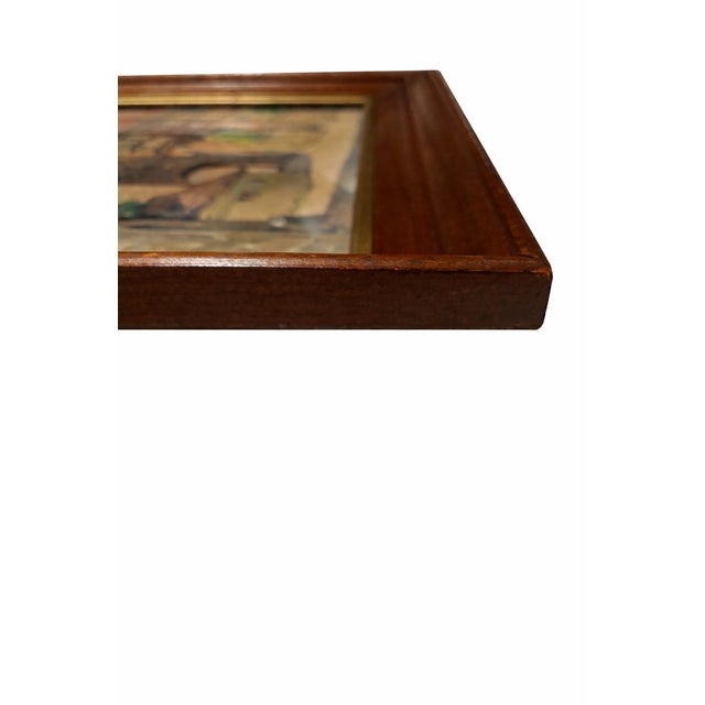 Art-Vintage German Architectural Cityscape Print of Rothenburg Ob Der Tauber “Weißer Turm,” C. 1935–1955 For Sale In San Diego - Image 6 of 12