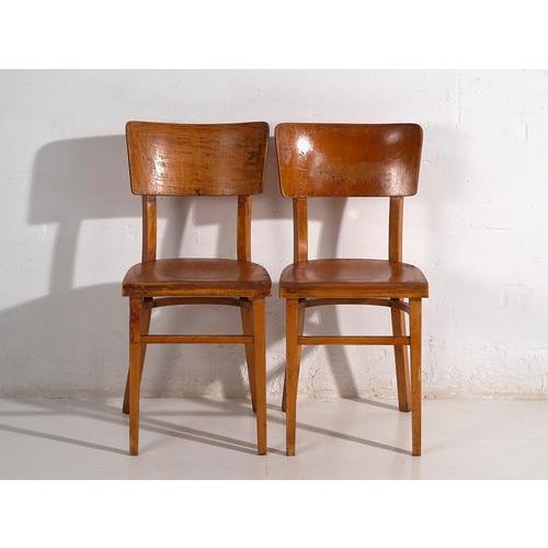Vintage Dining Chairs, 1950, Set of 2 For Sale - Image 3 of 9