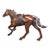 Vintage Bronze Galloping Horse Statue With Saddle, Chinese Wealth Attracting Horse Sculpture For Sale