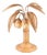 Rattan Coconut Lamp, 1990s For Sale