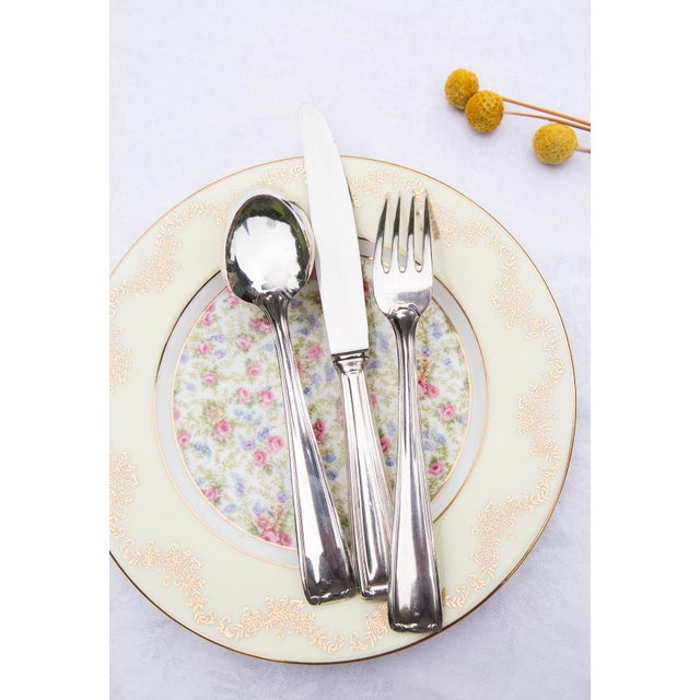 Vintage Art Deco Cutlery Set by François Frionnet, 1940, Set of 35 For Sale - Image 11 of 12