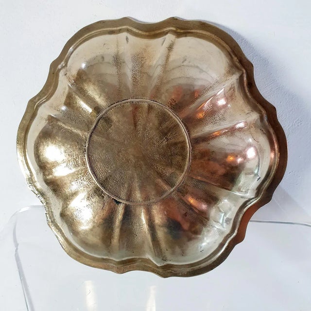 1970s Vintage Handmade Bronze Bowl, Italy, 1970s For Sale - Image 5 of 7
