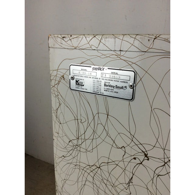 Mid Century Modern Freestanding Newspaper Vending Cabinet on Hairpin Legs For Sale - Image 10 of 12