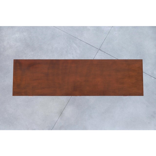 Vintage Custom-Made Walnut Credenza For Sale - Image 12 of 12