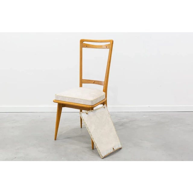 Mid-Century Modern Mid-Century French Dining Chairs, 1950s, Set of 6 For Sale - Image 3 of 10