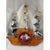 1950s Yankee Clipper Ship Wooden Sailing Boat‎ Wood Mantel Display Decor Vintage For Sale - Image 10 of 15