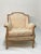 1970s 1970s Vintage Silk and Cane Sitting Chair For Sale - Image 5 of 5