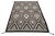 Textile Modern Navajo Style Wool Area Rug – Geometric Diamond Lattice With Cross Motifs For Sale - Image 7 of 10