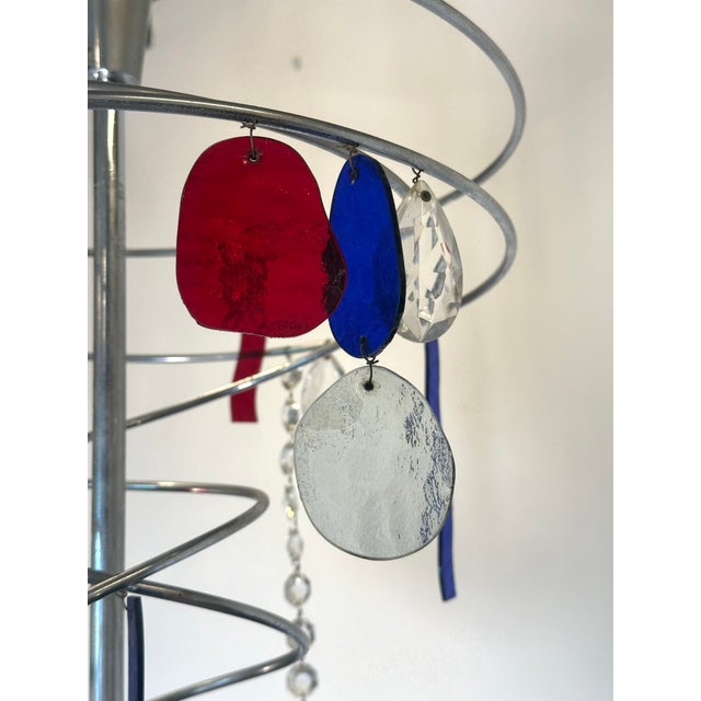 Glass Chandelier by Toni Cordero for Artemide, 1980s For Sale - Image 9 of 12