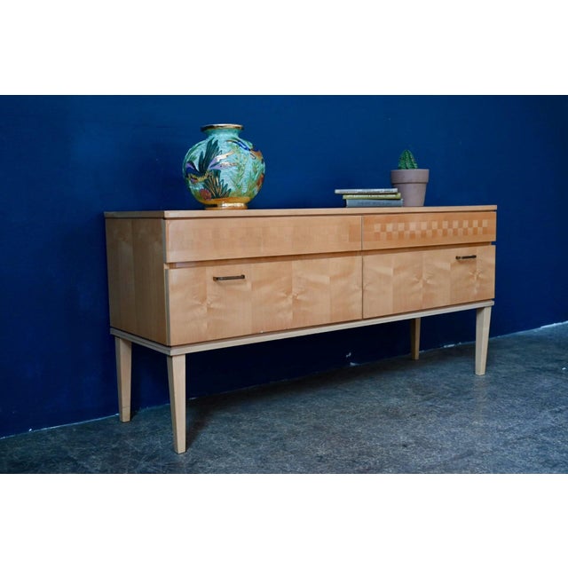 Vintage Light Wood Sideboard, 1970s For Sale - Image 4 of 16