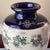VTG/Antique Japanese Cobalt Porcelain Satsuma Figural Vase, Marked, 12 1/2” Tall For Sale - Image 9 of 12