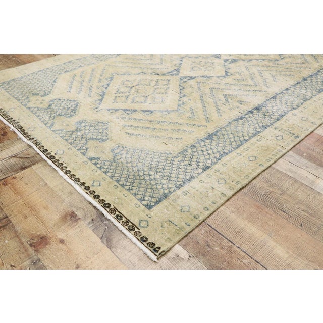 Early 20th Century Antique Persian Malayer Rug, 04'02 X 05'11 For Sale In Dallas - Image 6 of 9