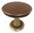 100% Made in Italy by Caspani Tino . Walnut Wood Side Table For Sale