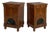 Italian Art Deco Wooden Bedside Tables, 1930s, Set of 2 For Sale