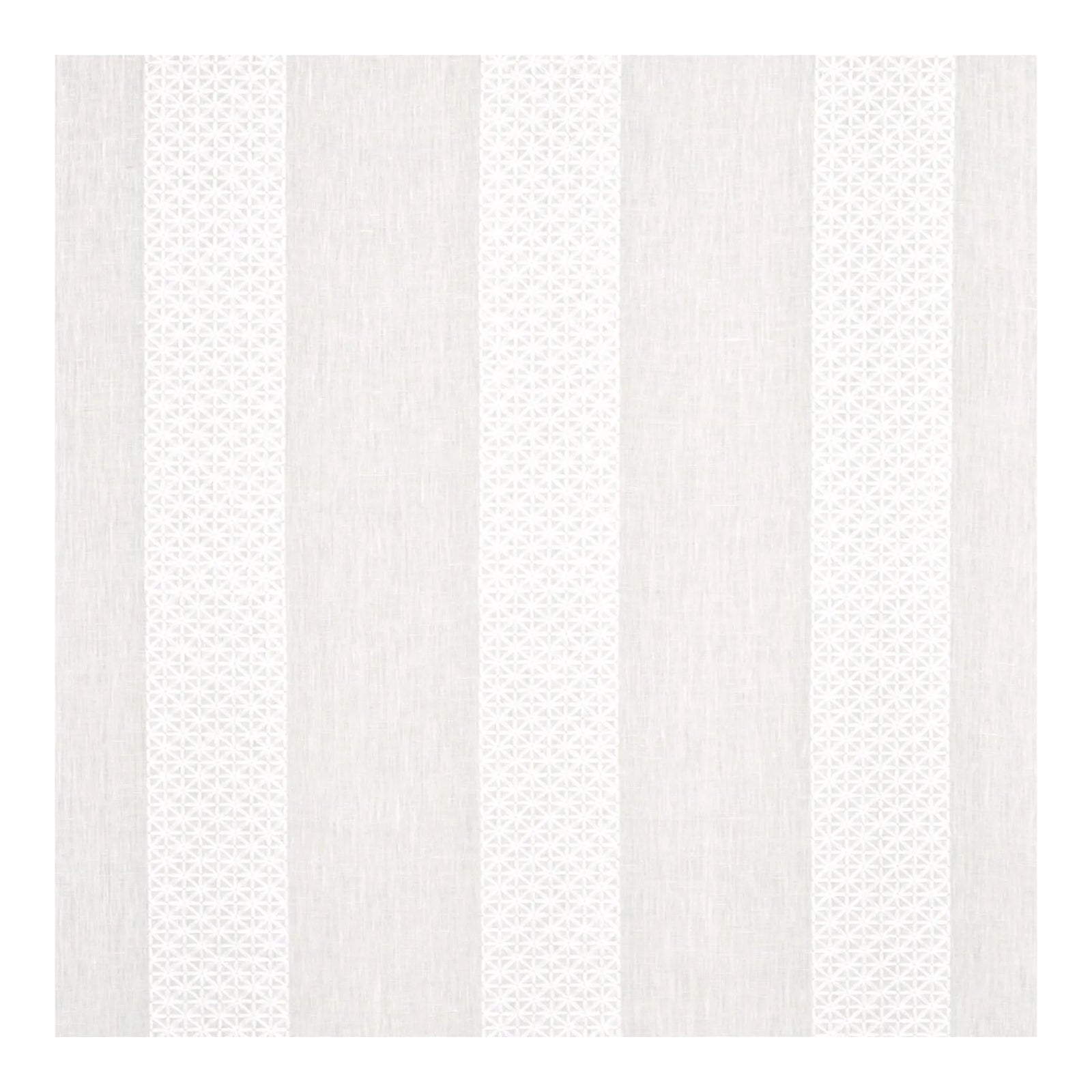 Sample - Schumacher Charmant Fabric in Ivory | Chairish