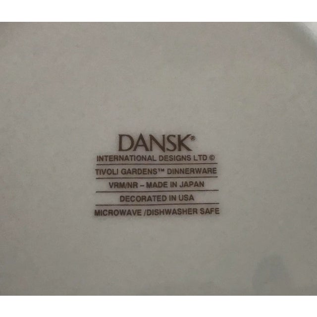 1990s Dansk Tivoli Gardens Set of Eight Plates Japan For Sale - Image 5 of 7