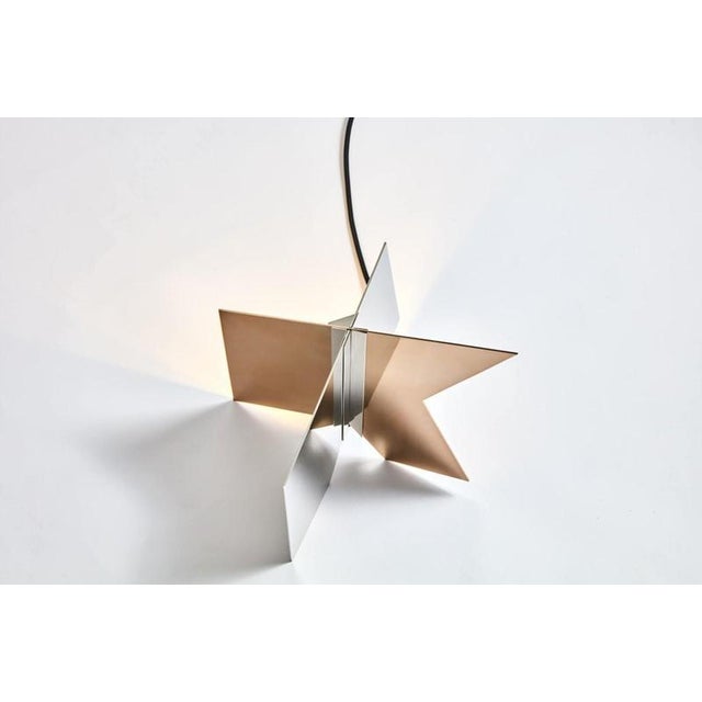 Metal Geometric Flare 03 Table Lamp by Jennifer Midoz For Sale - Image 7 of 7