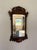 Large Antique Edwardian Inlaid and Gilt Mahogany Fretted Wall Mirror, 1900 For Sale - Image 3 of 7
