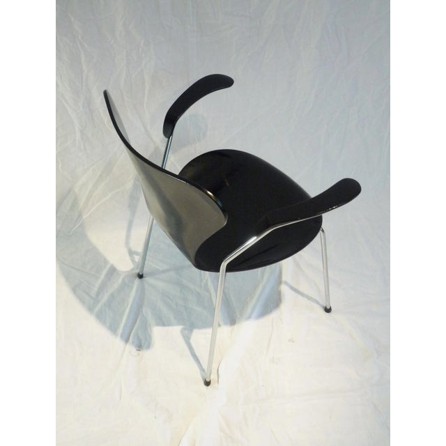 1960s Model 3207 Armchair by Arne Jacobsen for Fritz Hansen, 1967 For Sale - Image 5 of 7