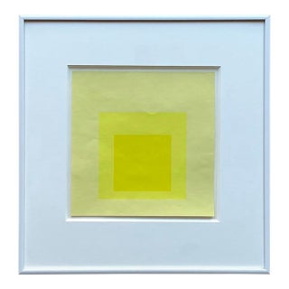 Josef Albers, Original Silkscreen Based on Homage to the Square, 1964 For Sale