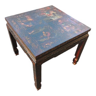 1950s Baker Furniture Company Chinoiserie Cocktail Table For Sale