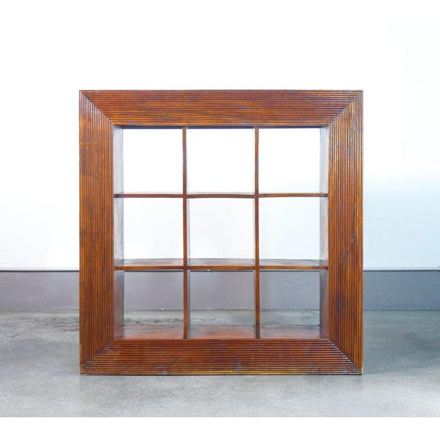 Open Bookcase Shelf in Wood For Sale - Image 13 of 18