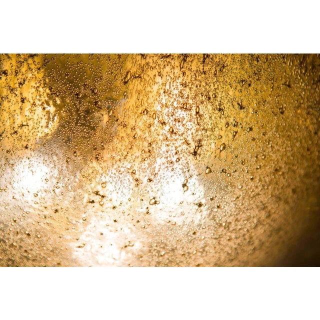 Square Flush Mount Glass Fixture For Sale - Image 9 of 10