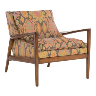 The MT Company Mid-Century Style Ebonwood Chair For Sale