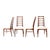 Mid-Century Modern Lis Chairs by Niels Koefoed for Hornslet Møbelfabrik, 1960s, Set of 4 For Sale - Image 3 of 17