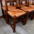 Wooden Extendable Dining Table and Chairs, Set of 9 For Sale - Image 6 of 14
