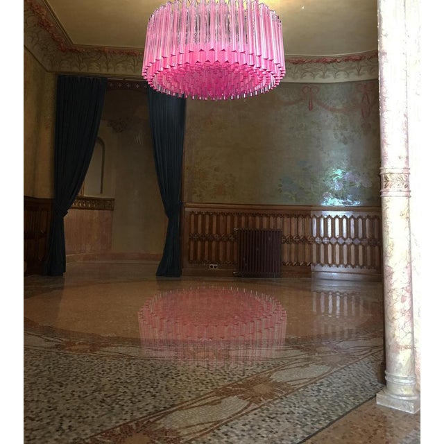 Triedri Murano Glass Chandeliers, Set of 2 For Sale - Image 10 of 18