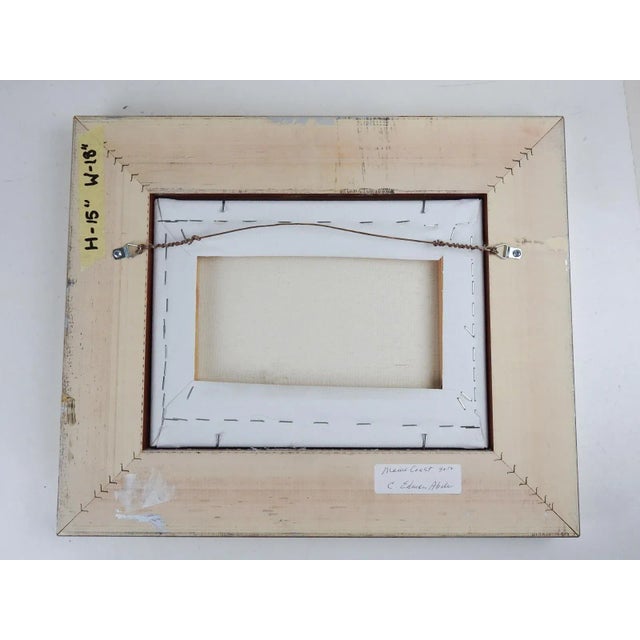 Contemporary New England Rocky Coast Painting For Sale - Image 4 of 4