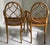 Vintage English Faux Bamboo Oval Back Armchairs in the Manner of Tom Parr for Colefax & Fowler For Sale In Little Rock - Image 6 of 17