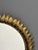 Gold Mid-Century Modern Hollywood Regency Spanish Gilt Metal Sun Mirror, 1950s For Sale - Image 8 of 18