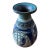 Mid 20th Century Okinawan Tsuboya Yachimun Fish Vase by Sumiko Miyagi For Sale