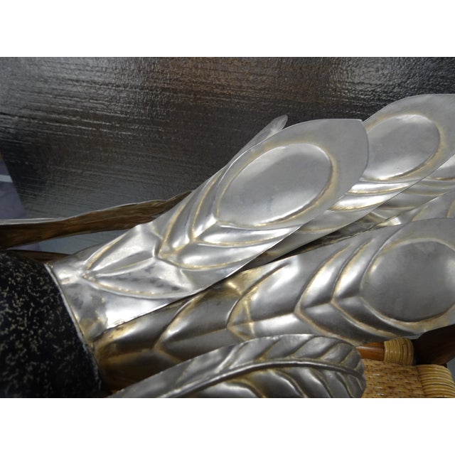 Vintage Antonio Pavia 1970s Italian Silver Plated Bird Sculpture Figurine Italy For Sale - Image 13 of 14