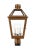 The Hyannis three light outdoor post top in natural copper by Chapman & Myers has a classic copper lantern profile with...