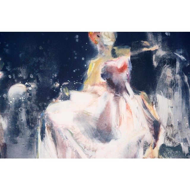 American Original Impressionistic Monotype of Dancers by Linda O'Hagan For Sale - Image 3 of 7